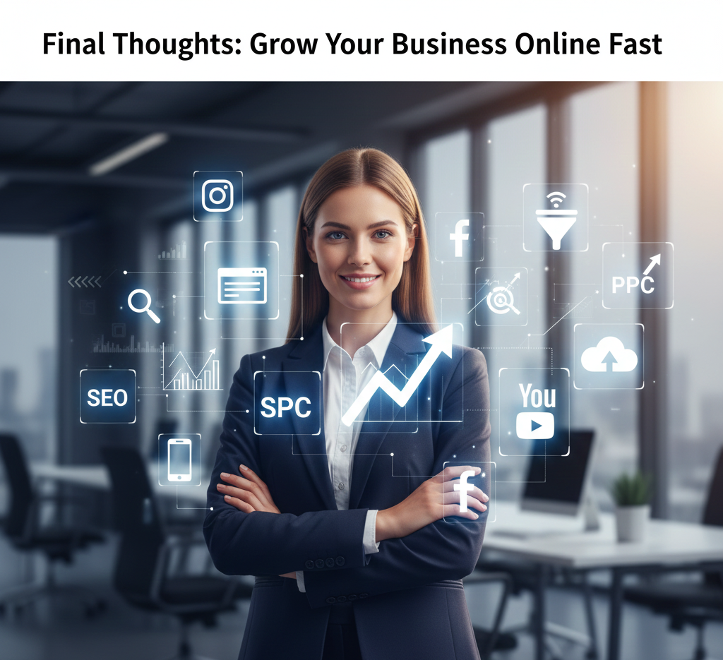 Final Thoughts Grow Your Business Online Fast