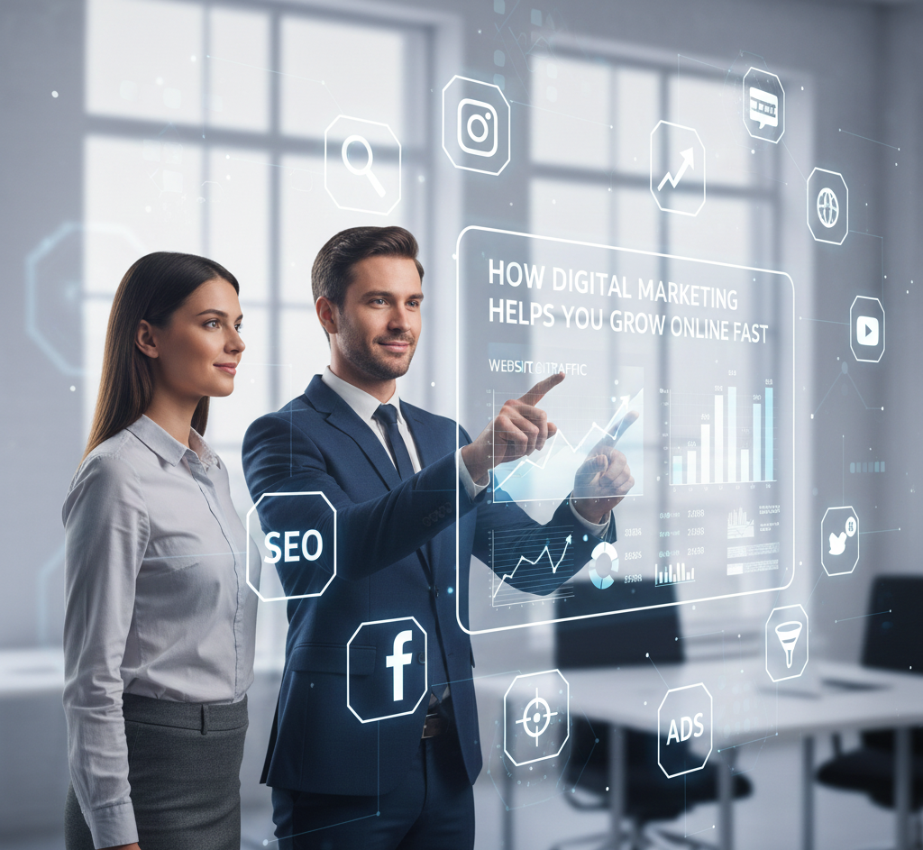 How Digital Marketing Helps You Grow Online Fast